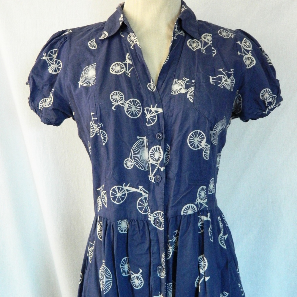 Anthropologie Porridge Two Wheeler Bicycle Dress